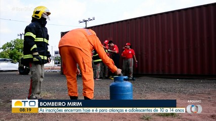 Inscrições para Bombeiros Mirins terminam nesta quarta-feira (14)