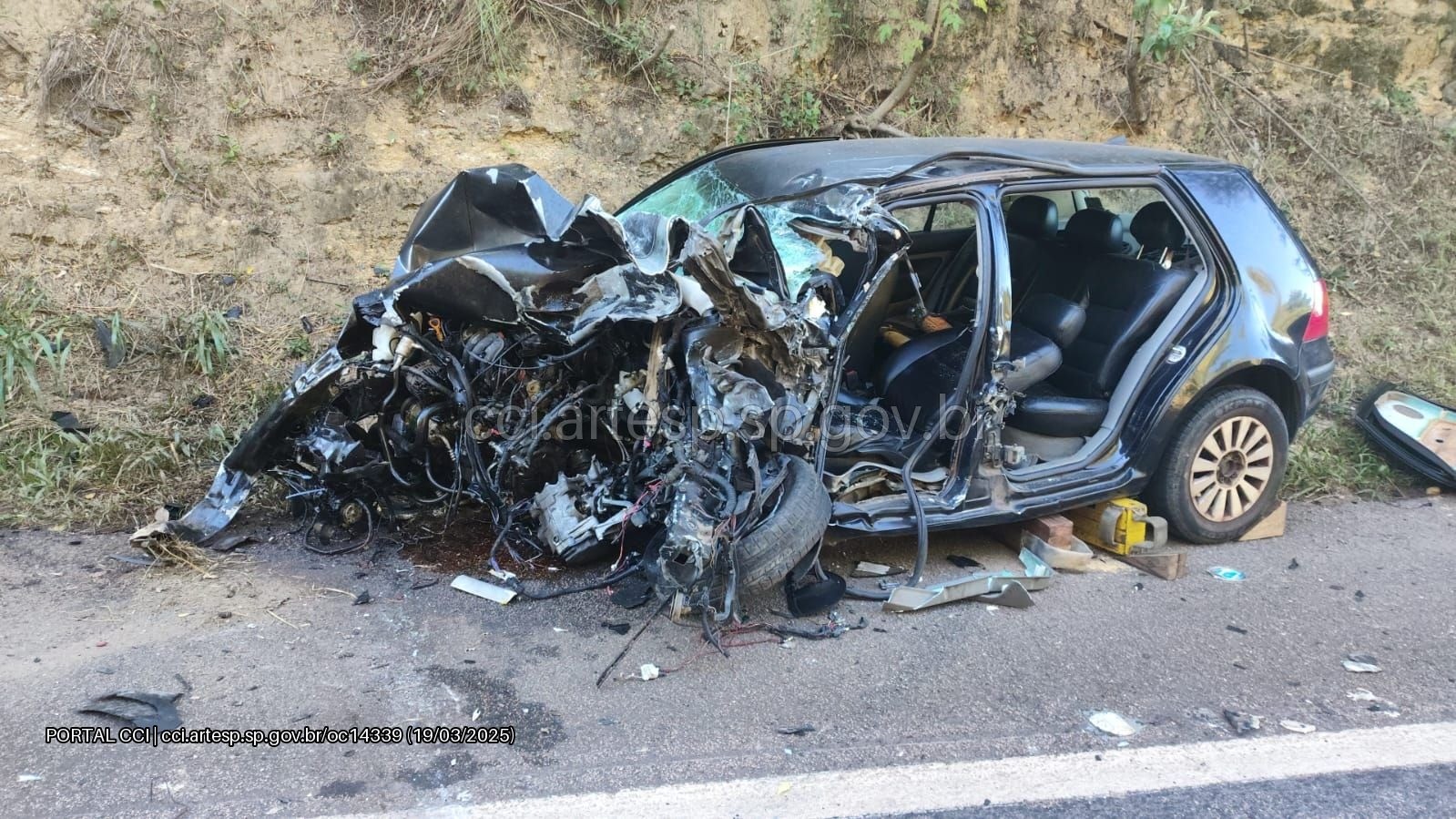 Motorista morre em acidente envolvendo dois carros e um caminhão na SP-113 em Tietê 