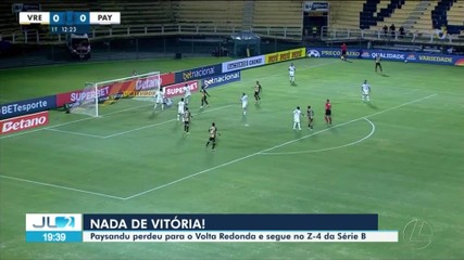 Paysandu perde para Volta Redonda e segue na zona de rebaixamento da Série B