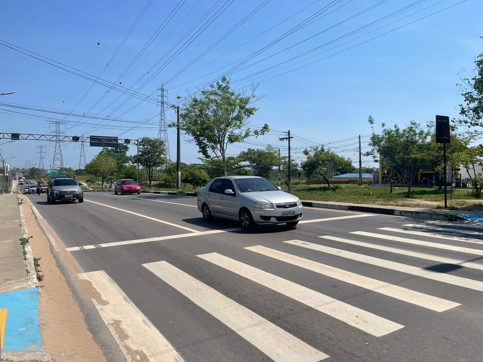 Avenida das Torres é a segunda via que mais registrou mortes em Manaus. — Foto: Bianca Fatim/g1 AM
