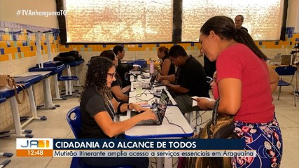 Mutirão itinerante amplia acesso a serviços essenciais em Araguaína