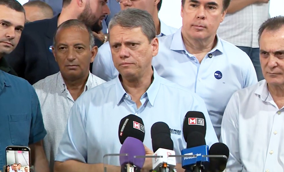 Governador de São Paulo, Tarcísio de Freitas, em imagem de arquivo — Foto: Reprodução/ EPTV