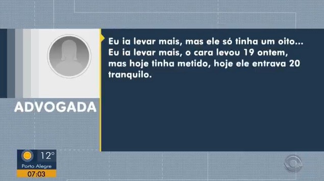 Advogada era usada por organização criminosa para entregar drogas e celulares em prisões no RS, diz polícia