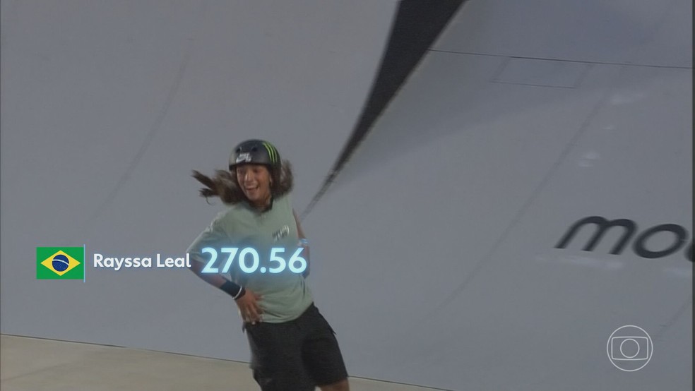 Rayssa Leal conquista bicampeonato mundial de skate street — Foto: Reprodução/TV Globo