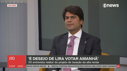 Lira quer votar taxação de fundos de alta renda amanhã, diz relator - Programa: Jornal das Dez 