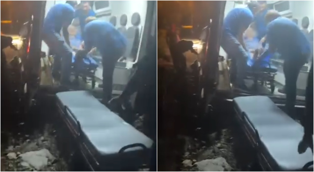 VÍDEO: idoso de 102 anos precisa ser trocado de ambulância após veículo atolar no interior de SP