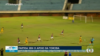 Capital enfrenta o Iporá-GO pela Série D