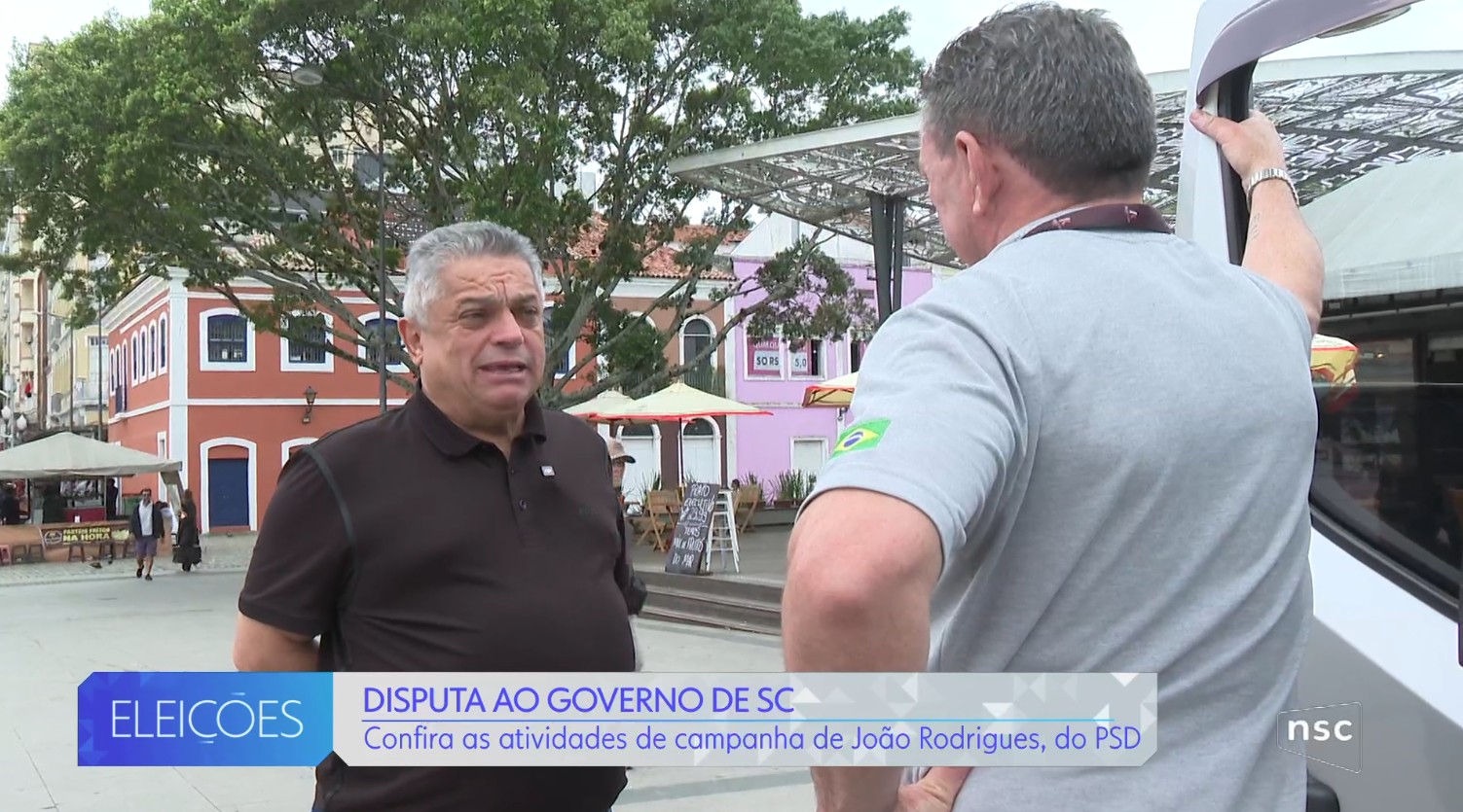 Eleições 2026 em SC: João Rodrigues conversa com eleitores em feira de Florianópolis 