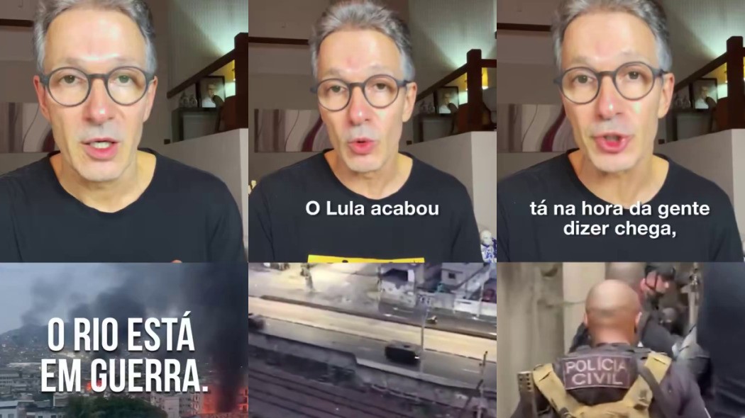 Após megaoperação, Zema compara Rio com Gaza e diz que cidade está em guerra