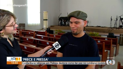 Conferência religiosa em Palmas destaca como ter paz no cotidiano corrido