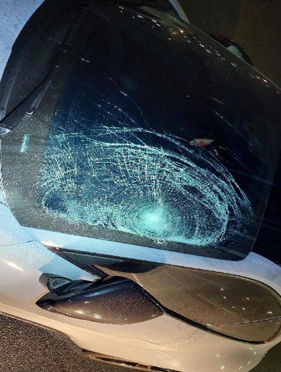 Porsche do MC Tuto após atropelar jovem em Barueri — Foto: Reprodução