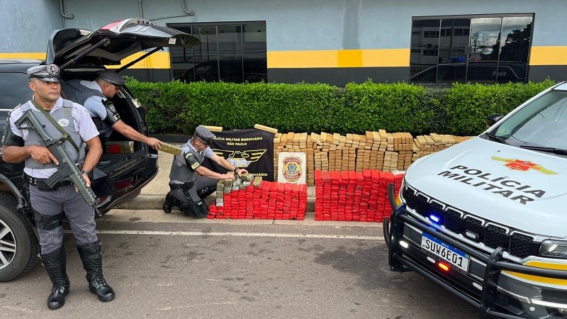 Mulher é presa com mais de 800 kg de maconha em caminhonete furtada na Marechal Rondon em Guarantã