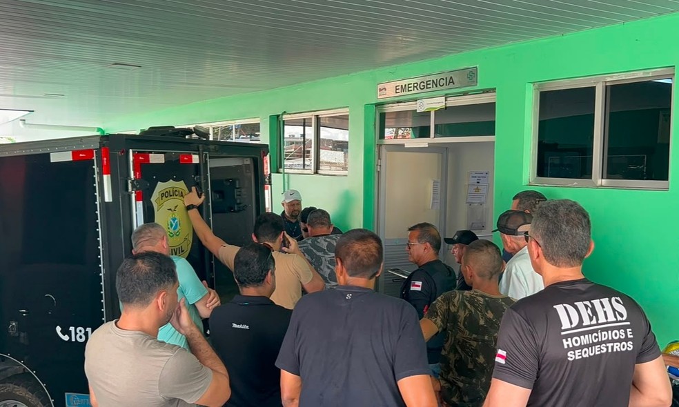 Policial civil morre após ser baleado em Manaus — Foto: Jucélio Paiva/Rede Amazônica
