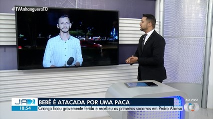 Bebê de um ano é atacado por animal e precisa fazer cirurgia de emergência