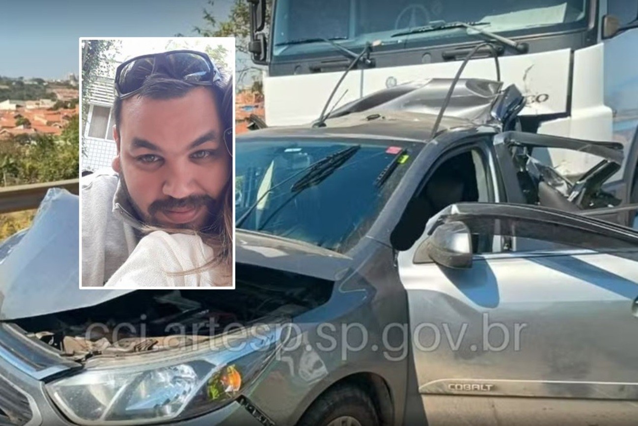 Acidente mata empresário e interdita a Rodovia Washington Luís em Rio Claro; VEJA FOTOS
