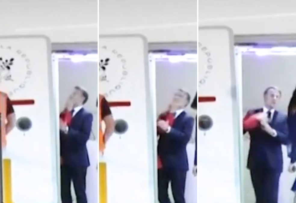 Macron e esposa no Vietnã