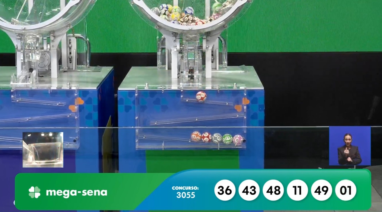Mega-Sena, concurso 3055: confira os números sorteados