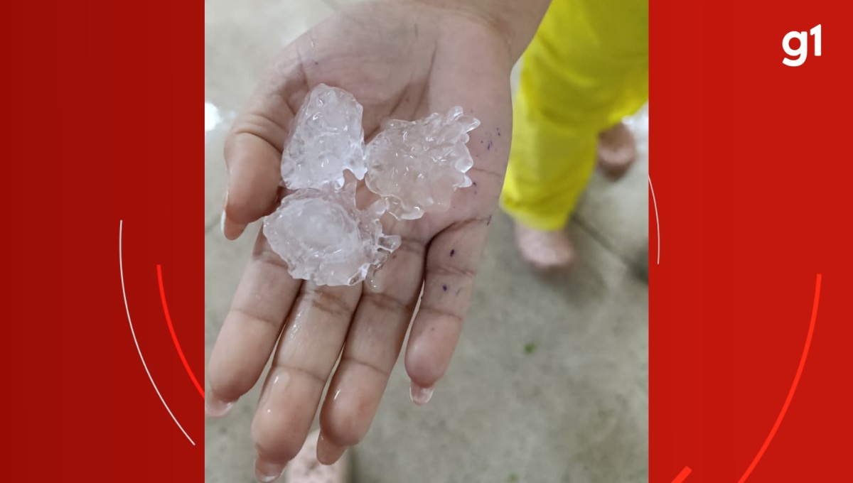Temporal com granizo provoca estragos no Vale do Aço | G1