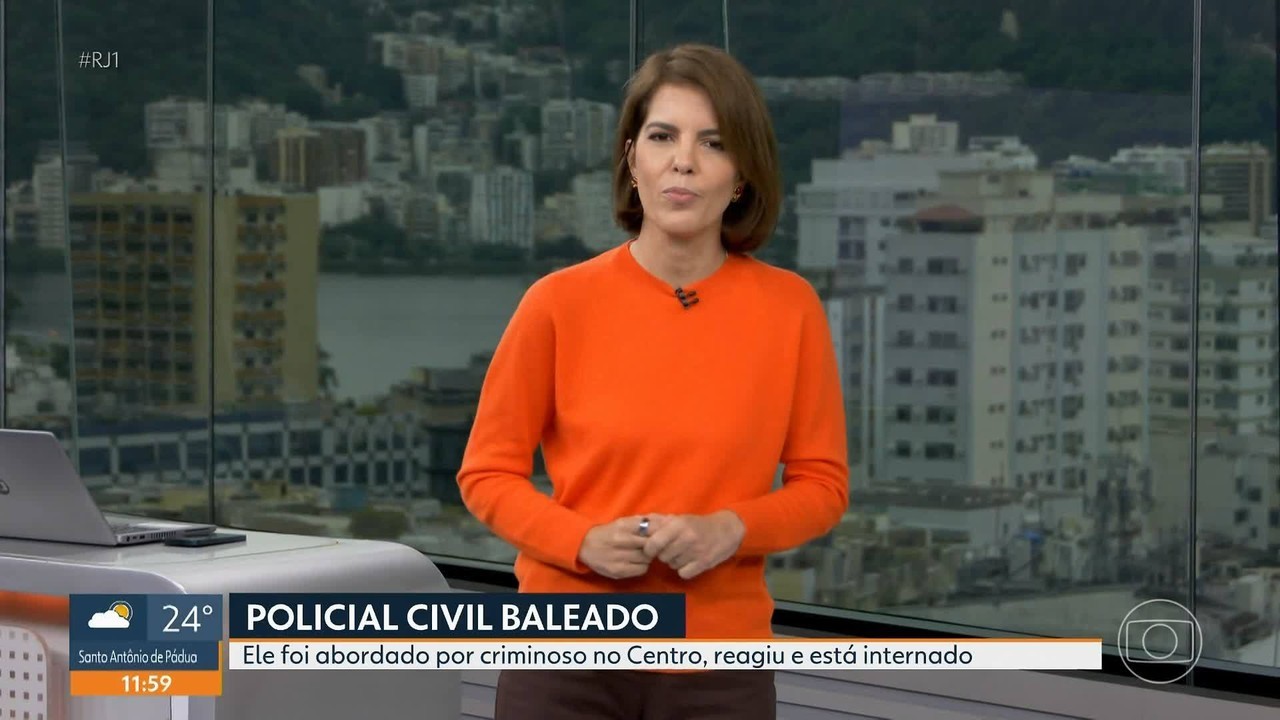 Policial civil é baleado durante tentativa de assalto no Centro do Rio