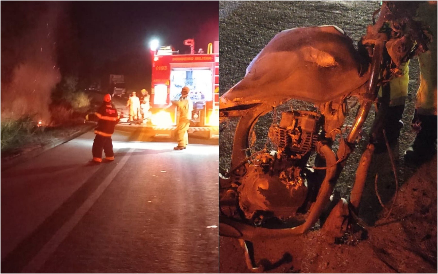 Motociclista de 44 anos morre após bater em carro na MGC-491, entre Paraguaçu e Alfenas