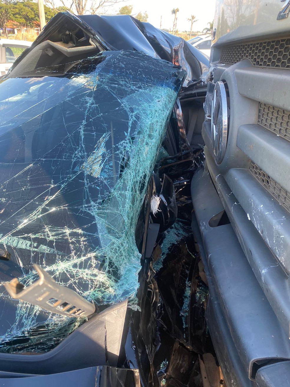 Motorista de carro morreu em acidente em rodovia de Itápolis — Foto: Arquivo Pessoal