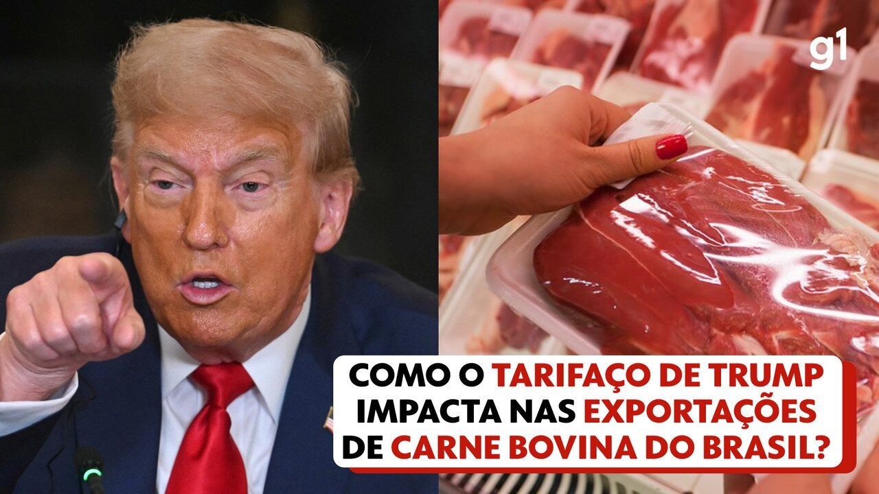 Com o tarifaço, Brasil corre risco de perder US$ 1 bilhão em 2025 na venda de carne bovina aos EUA