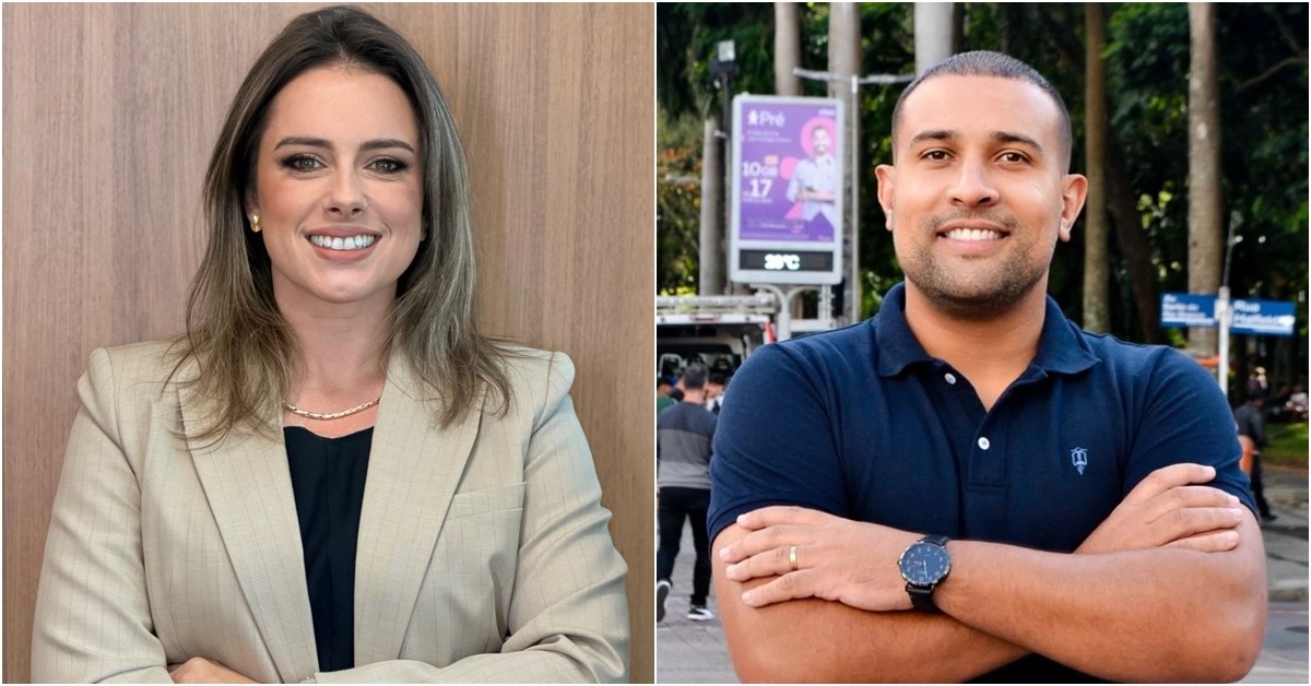 Natália Paletta e Carlos Meira devem ocupar vagas abertas na Câmara de Juiz de Fora