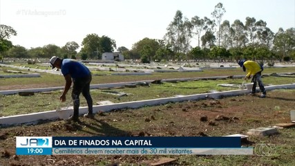 Cemitérios de Palmas devem receber mais de 30 mil visitantes no Dia de Finados