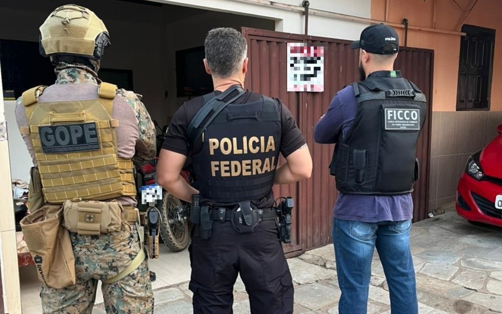 Operação prende em Goiás, no DF e Mato Grosso do Sul mais de 10 suspeitos de tentar resgatar detentos — Foto: Divulgação/Polícia Federal