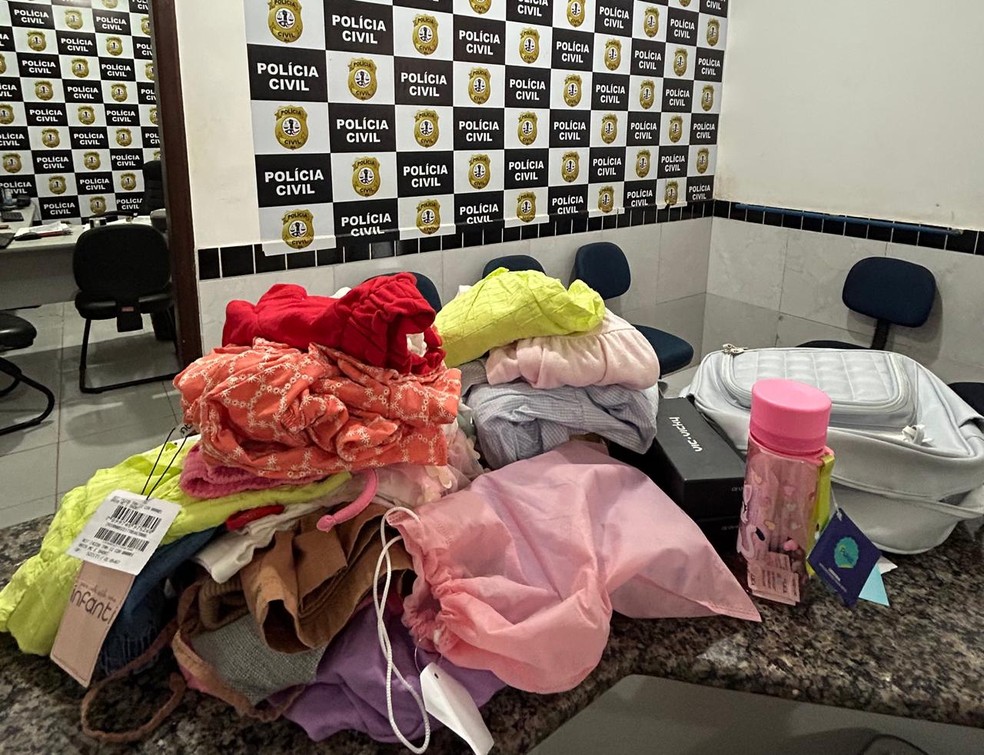 Duas mulheres são presas por receptação e furto em loja de artigos infantis no MA — Foto: Divulgação/Polícia Civil do Maranhão
