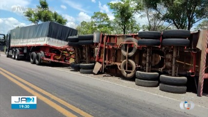 Cresce o número de acidentes envolvendo caminhões no Tocantins