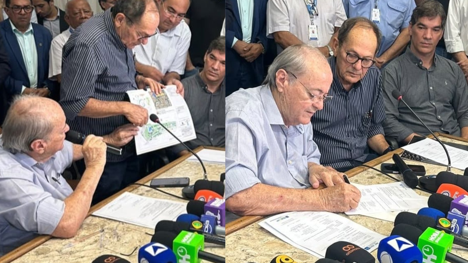 Prefeito de Teresina assina licitações para construção de nova ponte, planetário e compra de 100 ônibus