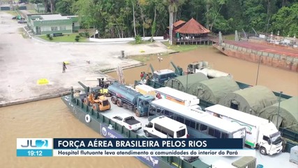 Balsas da Força Aérea leva atendimento a comunidades do interior do Pará
