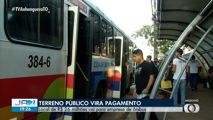 Terreno público de Palmas vira pagamento para empresa de ônibus
