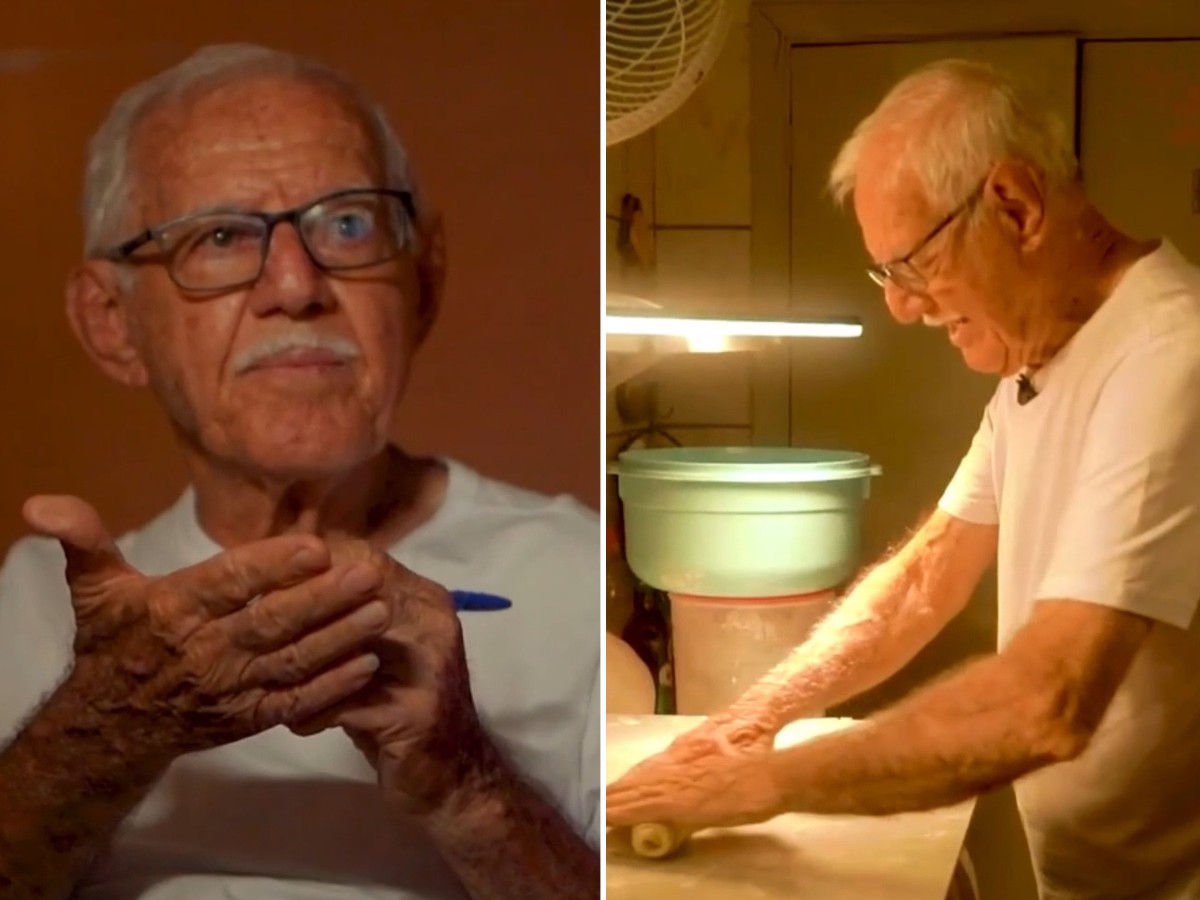 Vovô Cindo faz sucesso com venda de pão de milho no interior de SP após aprender receita na TV 