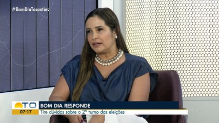 Promotora da Justiça Eleitoral explica regras para o segundo turno no Bom Dia Responde