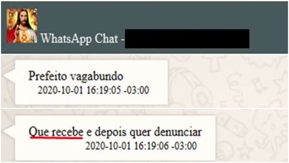 Troca de mensagens mostra irritação de agiota com prefeito que teria denunciado esquema com emendas — Foto: Reprodução