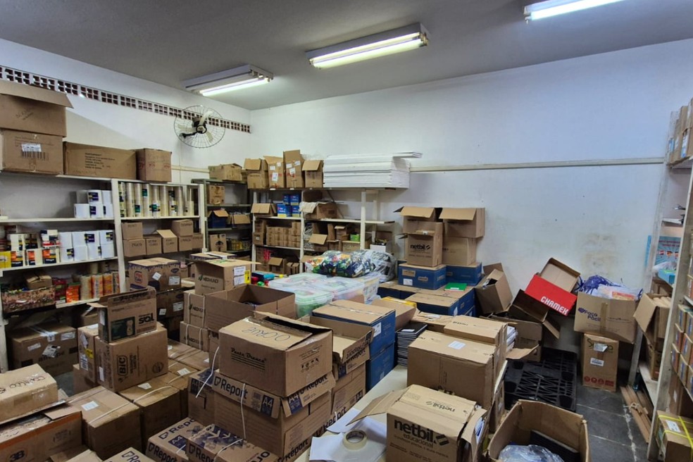 Escola de Osvaldo Cruz passa por fiscalização pelo Tribunal de Contas do Estado (TCE) — Foto: Reprodução