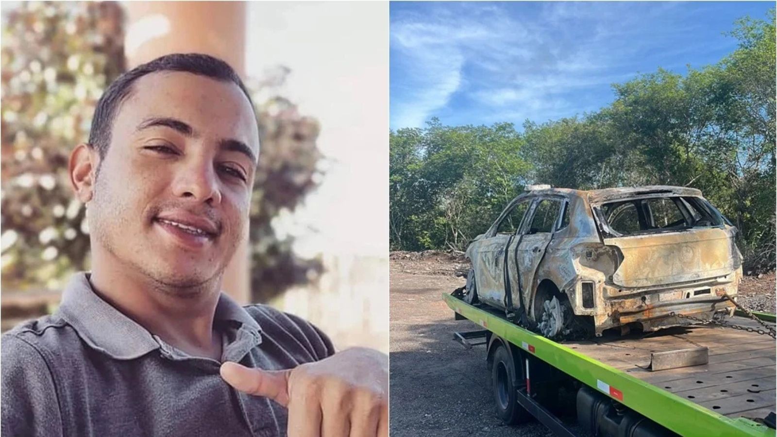 Carro de motorista por app encontrado morto é localizado queimado no Norte do Piauí