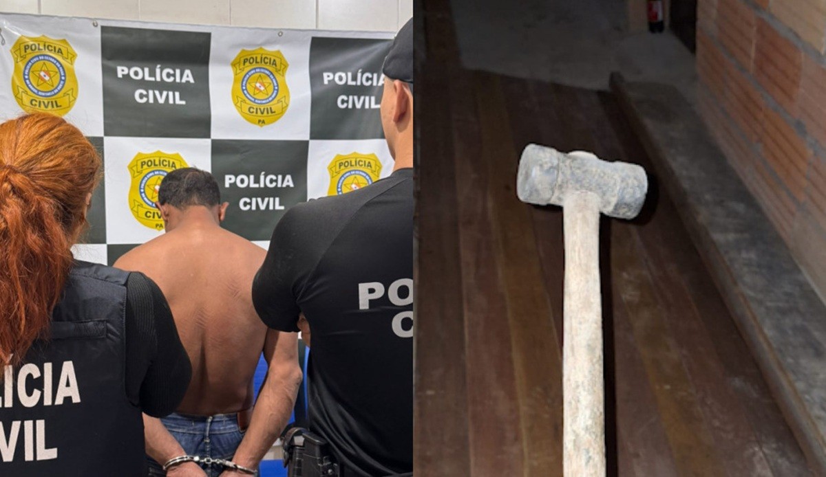 Homem é preso suspeito de agredir  a própria mãe idosa com marreta em São Miguel do Guamá