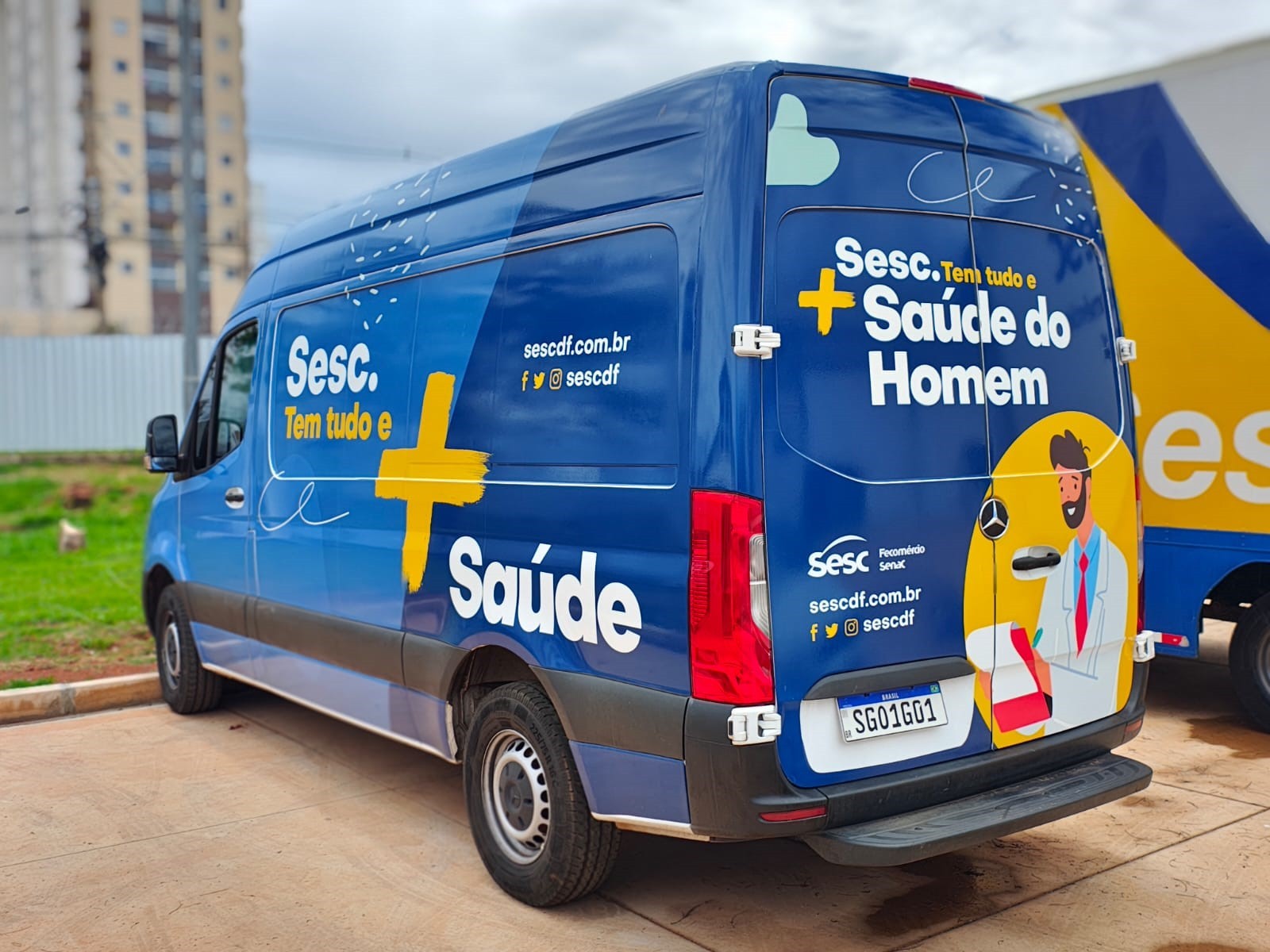 Sesc oferece atendimento gratuito de saúde na Esplanada dos Ministérios, em Brasília