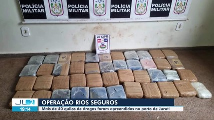 Operação apreende mais de 40 kg de drogas em porto de Juruti, no Pará