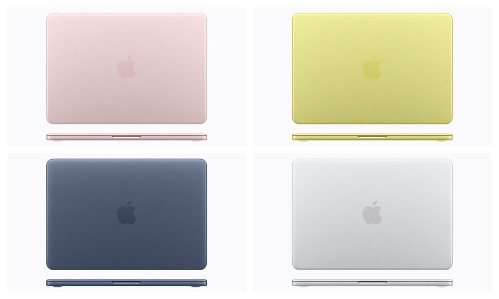 MacBook Neo em 4 cores — Foto: Divulgação