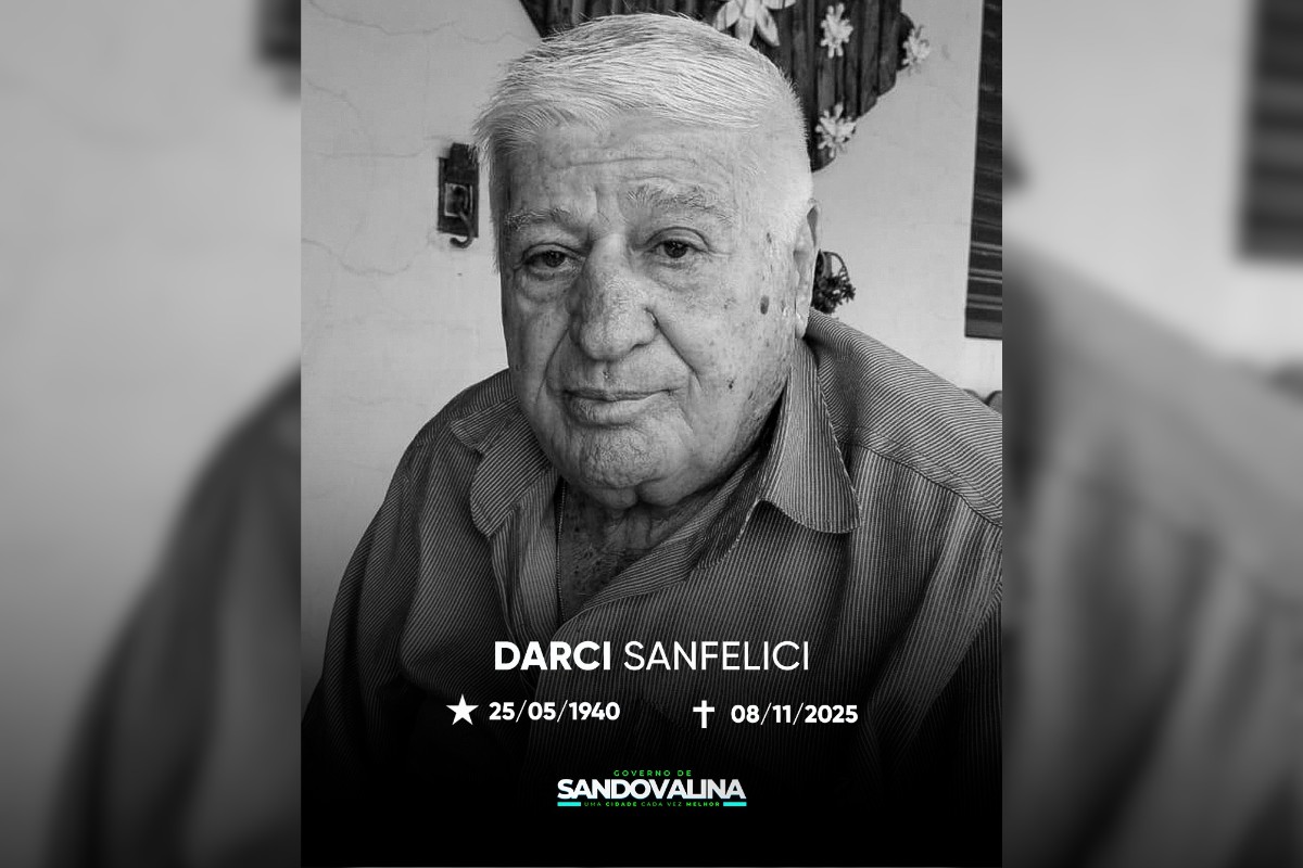 Ex-prefeito de Sandovalina, Darci Sanfelici, morre aos 85 anos; cidade decreta luto oficial