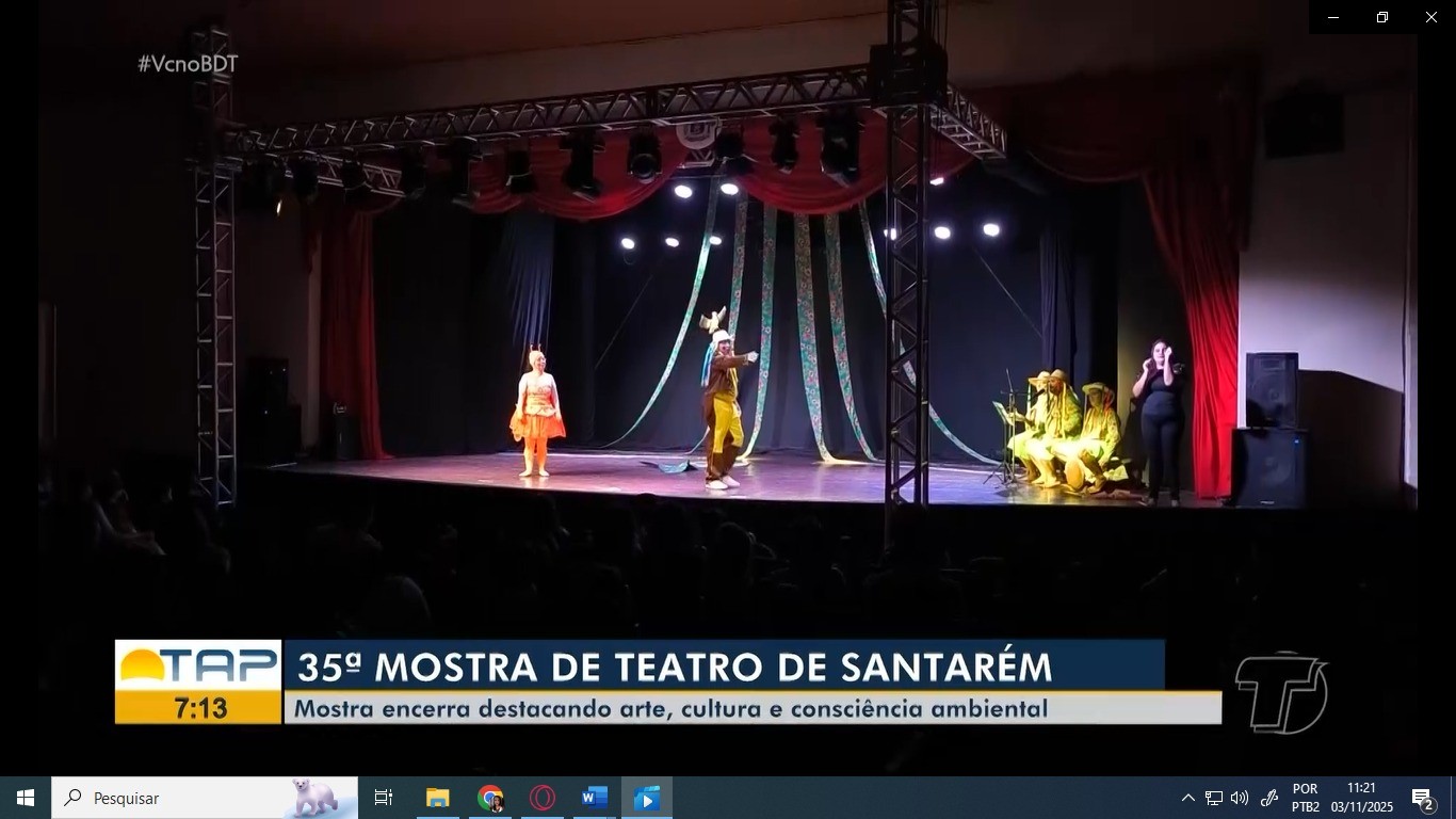 Mostra de Teatro de Santarém encerra com mensagem de valorização da Amazônia