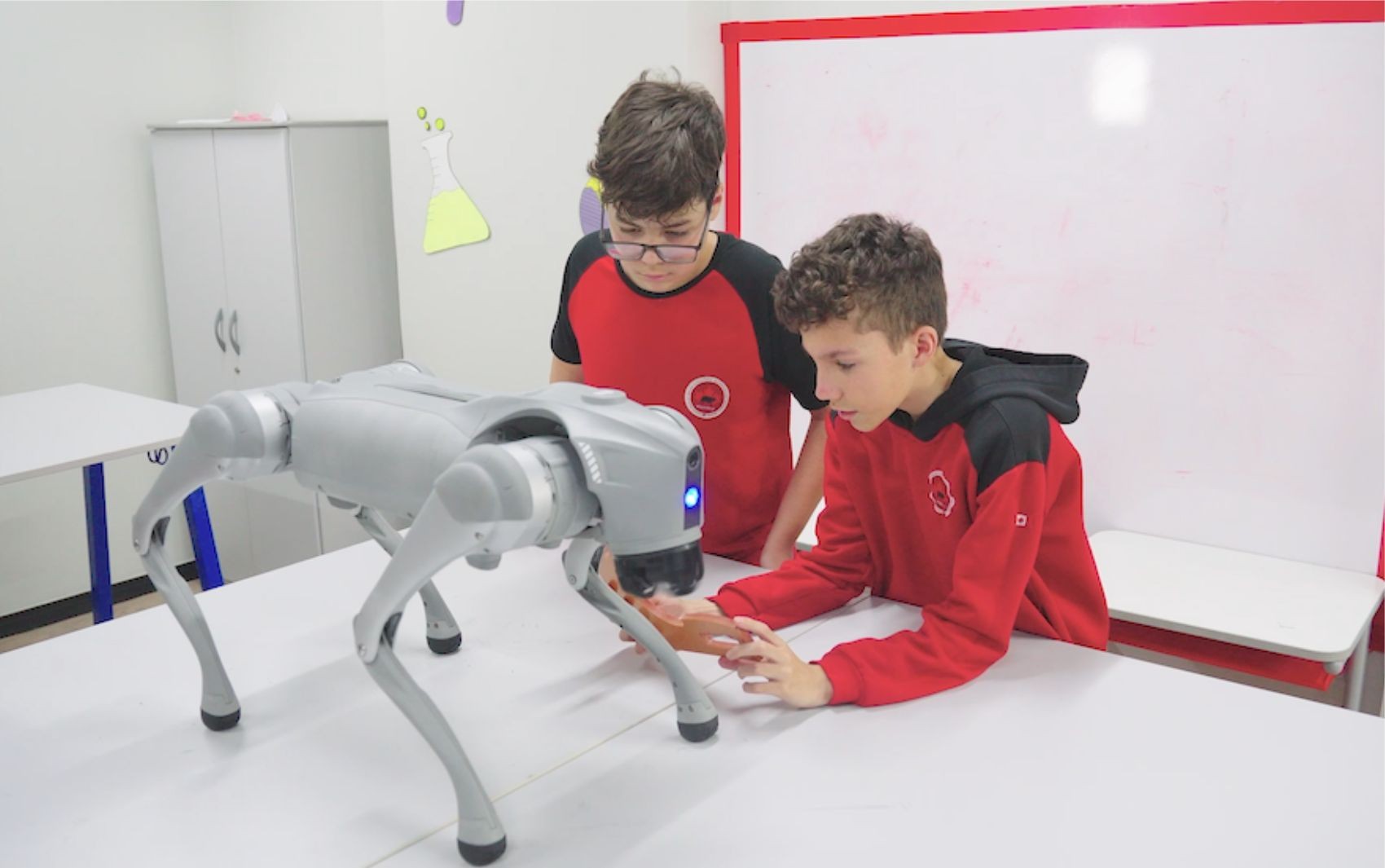 Robôs humanoides visitam escolas e ajudam alunos no aprendizado