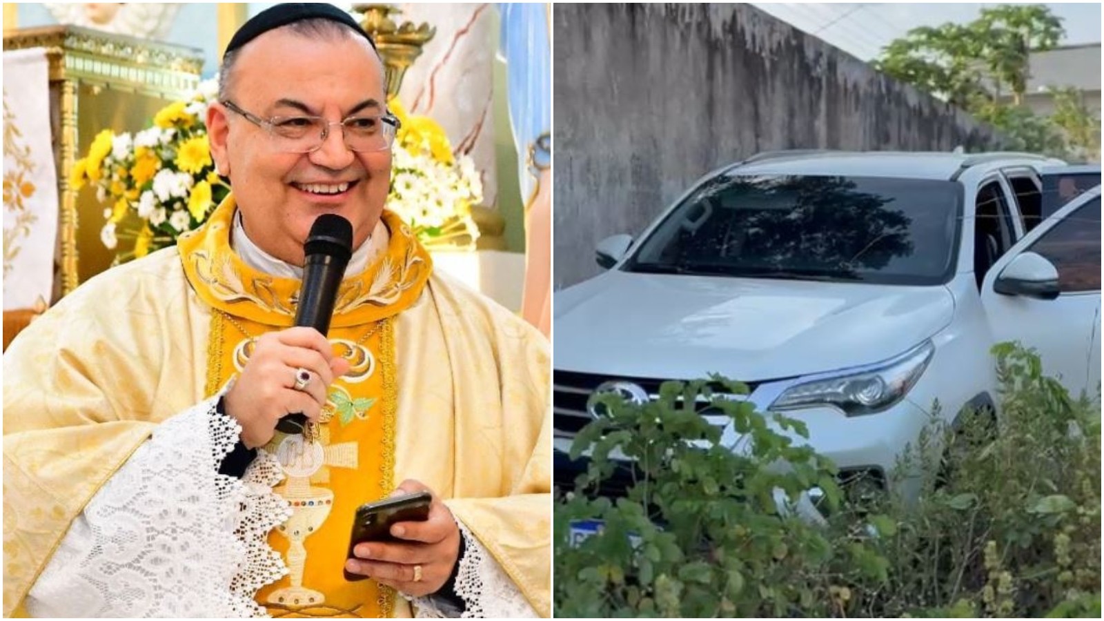 Padre é feito refém no Ceará após criminosos receberem informação que religioso guardava R$ 100 mil