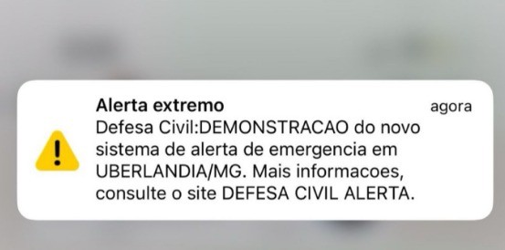 Moradores se surpreendem com teste de alerta da Defesa Civil em Uberlândia e reagem nas redes sociais