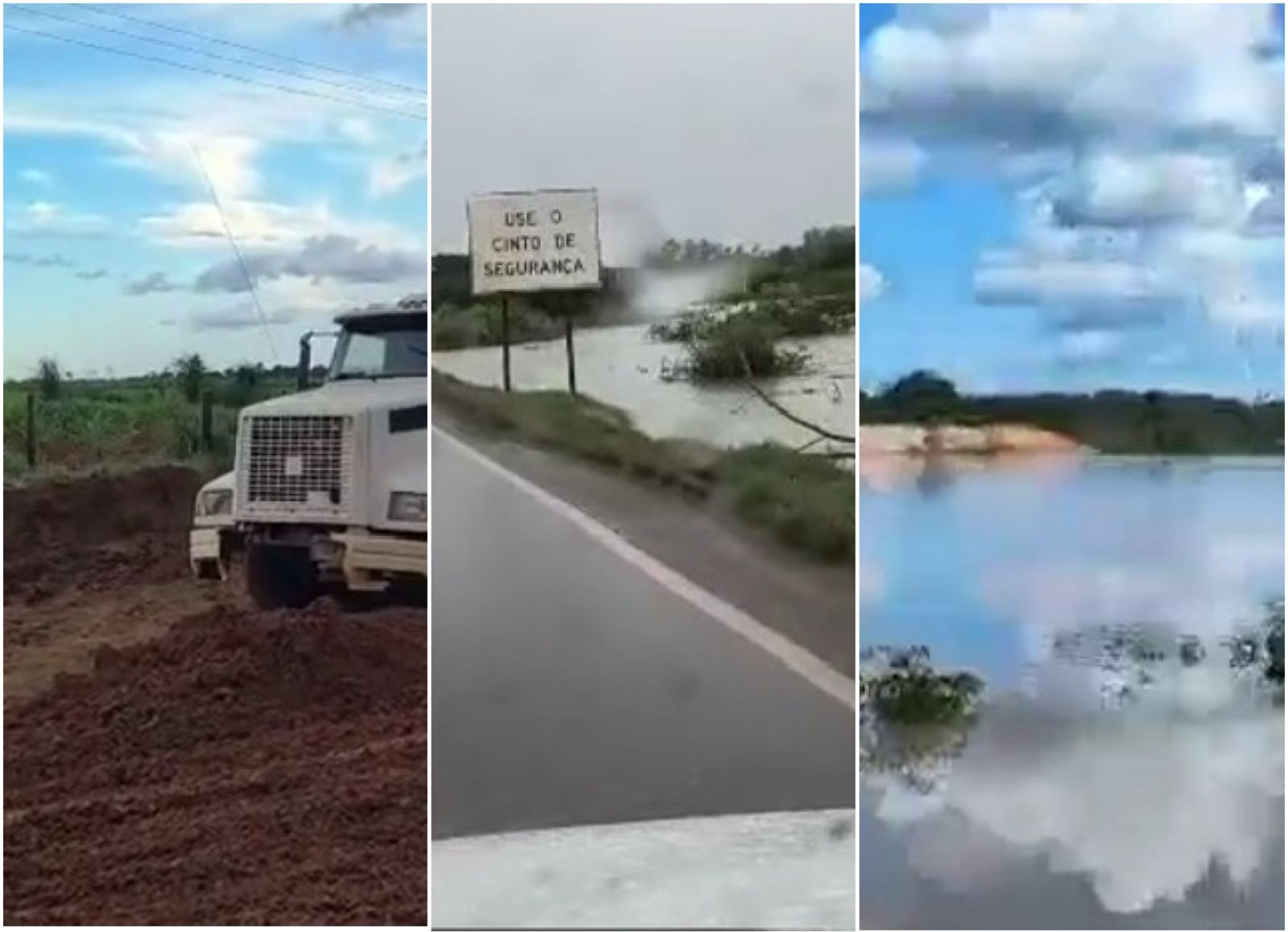 VÍDEO: rio sobe, provoca alagamentos e interdita estradas em município de MT
