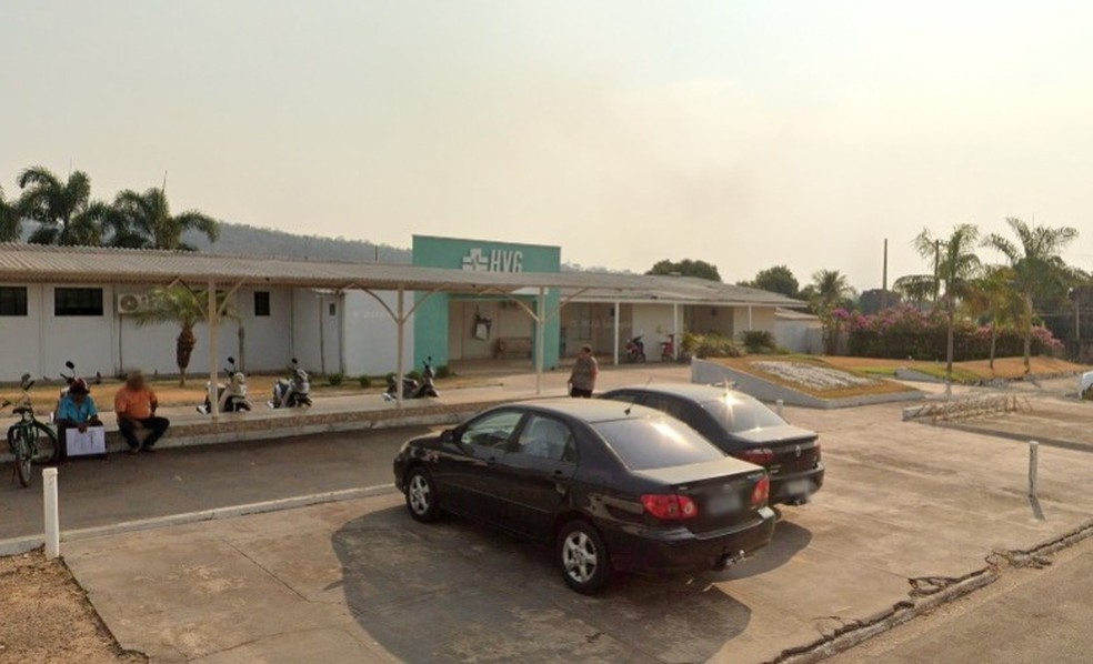 Flávia chegou morta no hospital de Pontes e Lacerda  — Foto: Reprodução